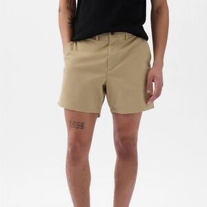 GAP Men’s 6" Vintage Shorts 33 Iconic Khaki